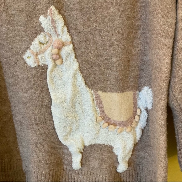 Lauren Conrad Llama Sweater - Picture 3 of 6